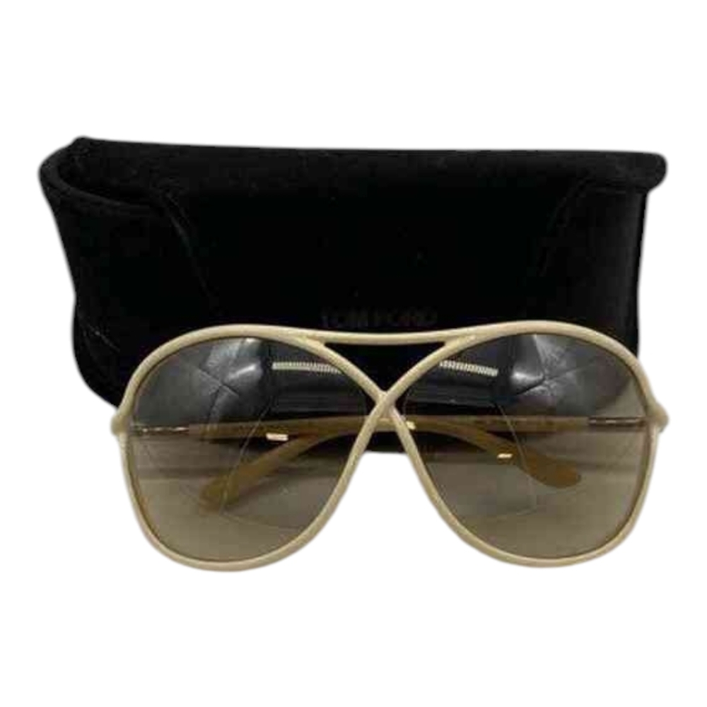 TOM FORD TF 184 25G VICKY BEIGE GRADIENT SUNGLASSES AUTHENTIC W/CASE 65-10
